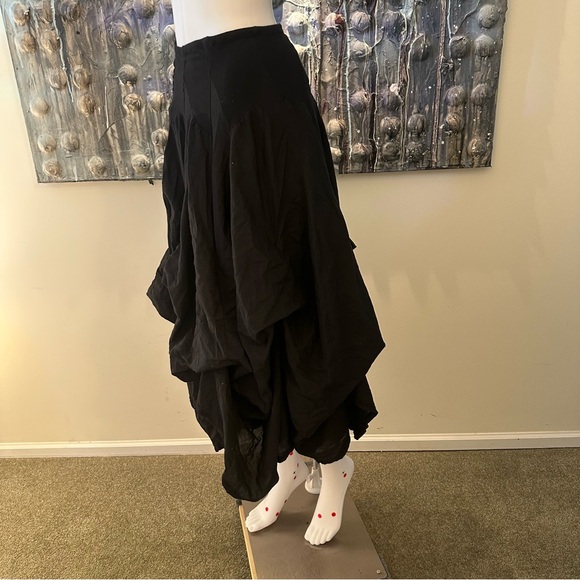 Dresses & Skirts - Bustle Style Small Asymmetrical Black Skirt